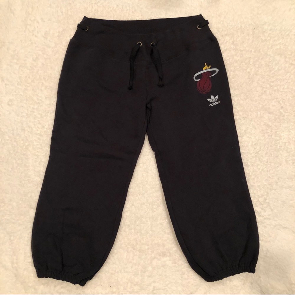 Miami Heat Adidas Drawstring Capris